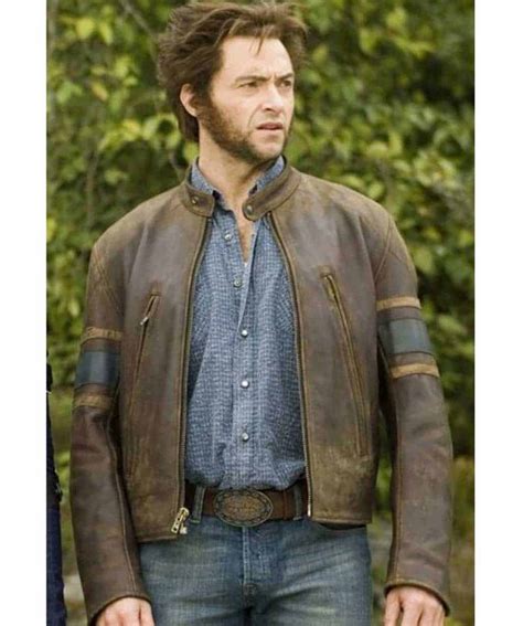 wolverine leather jacket replica|wolverine style leather jacket.